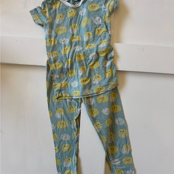 Kickee Pants Toddler Pajamas in Blue and Yellow Chicks! - Picture 1 of 2